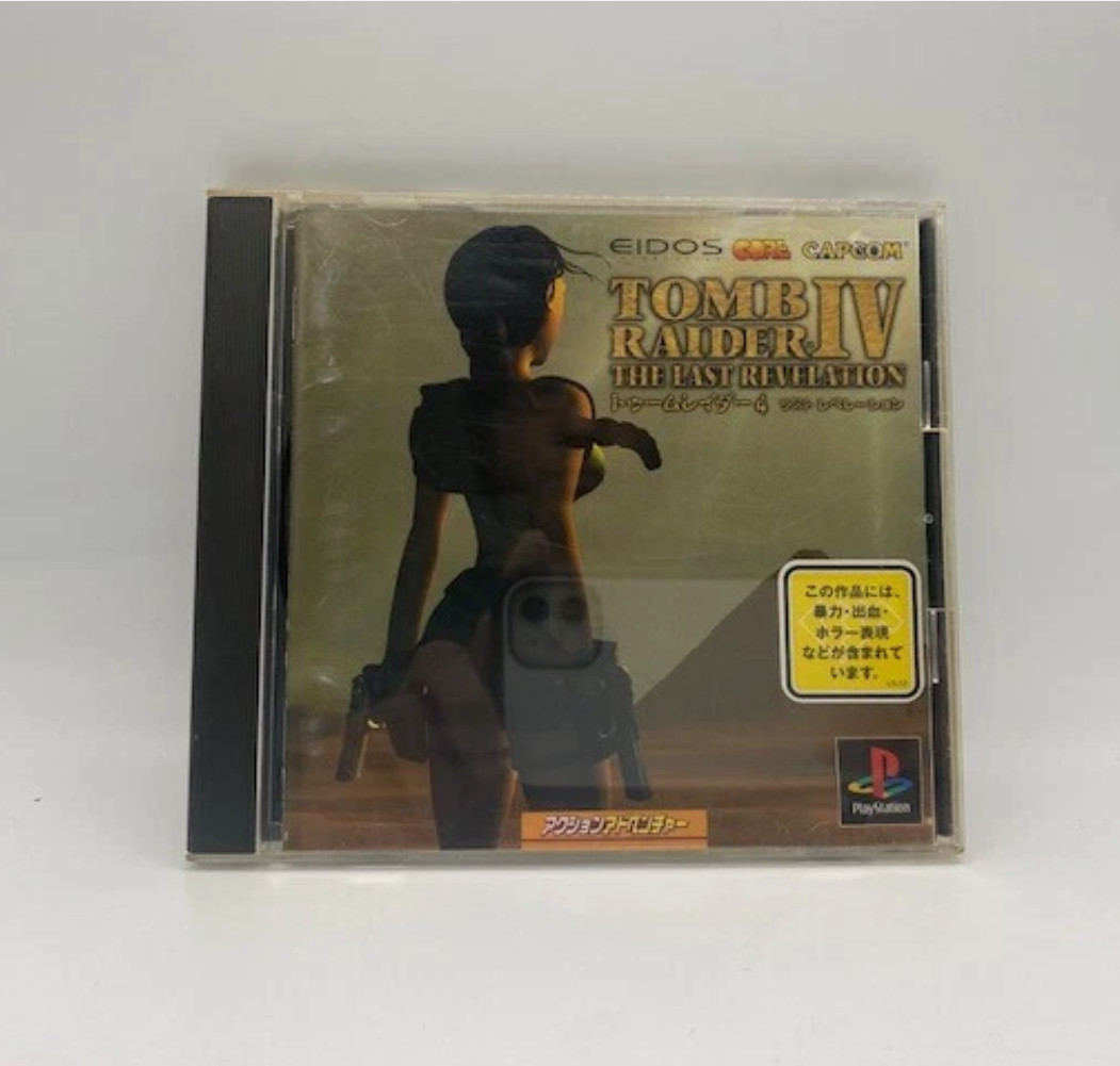 PS2 Playstation2 Console w/ TOMB RAIDER 1-5 set Slim Black SCPH-70000 JP Ver.