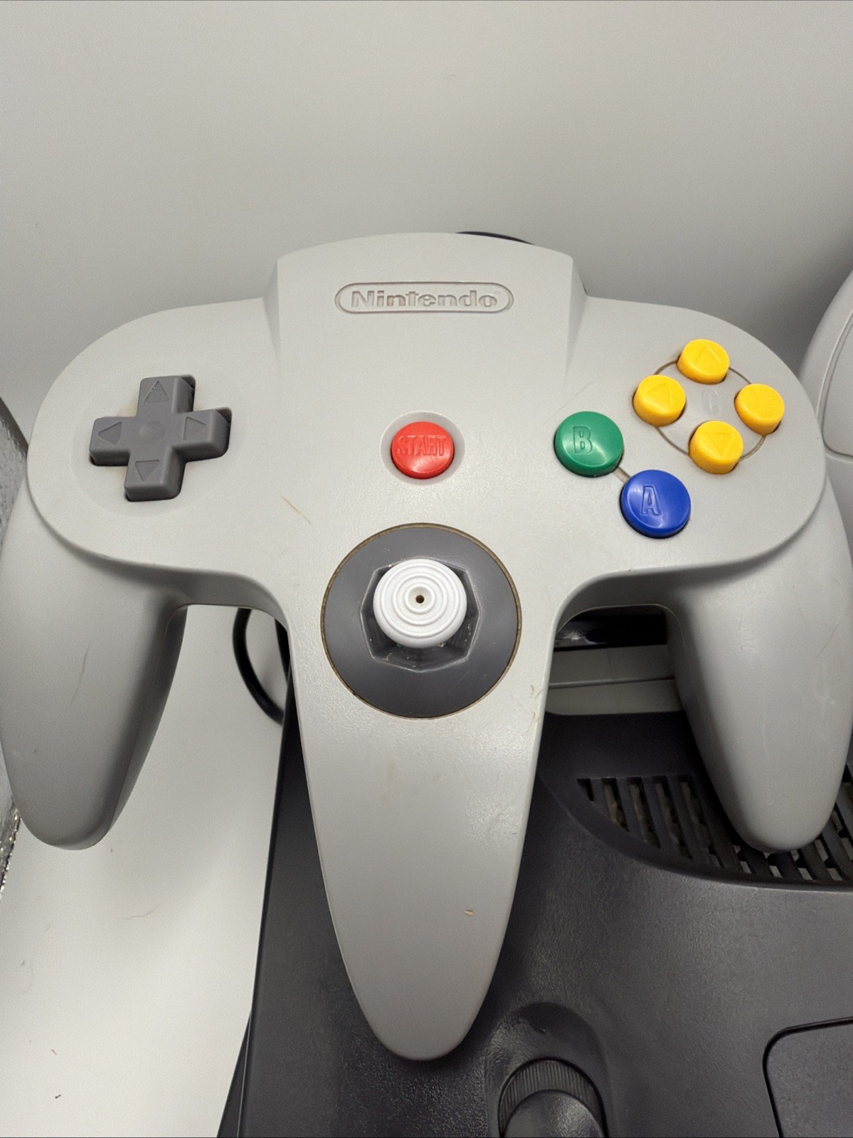 Nintendo 64 System N64 Console – Charcoal Gray W/ 2 Controllers Tested Working