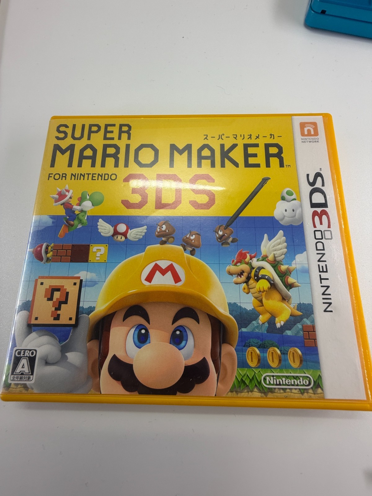 Nintendo 3DS Console Light Blue Japanese Ver. Boxed CIB SD Card AR Cards Tested