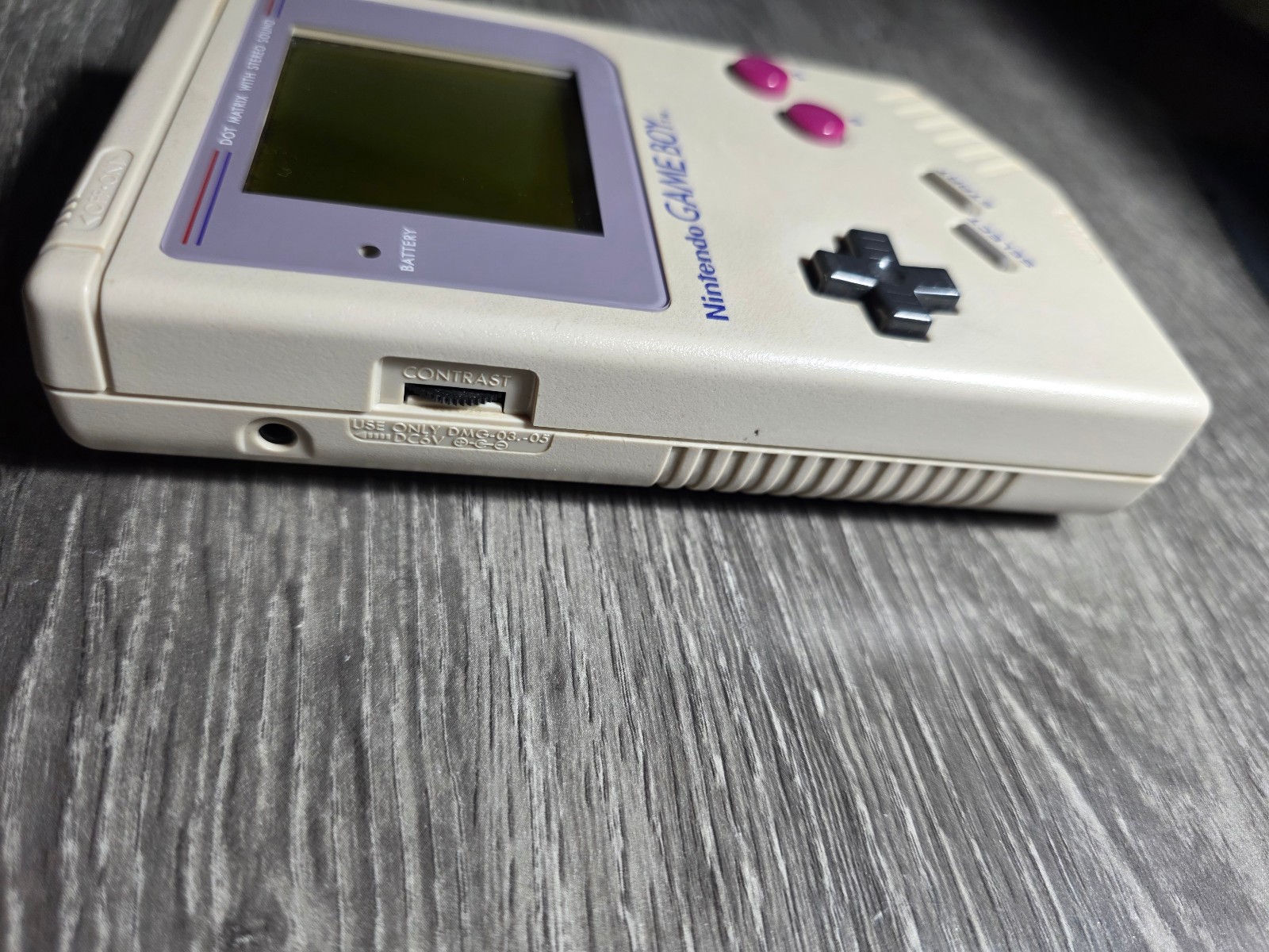Original Nintendo Game Boy DMG-01 Gray Console System W/ Tetris TESTED (READ)