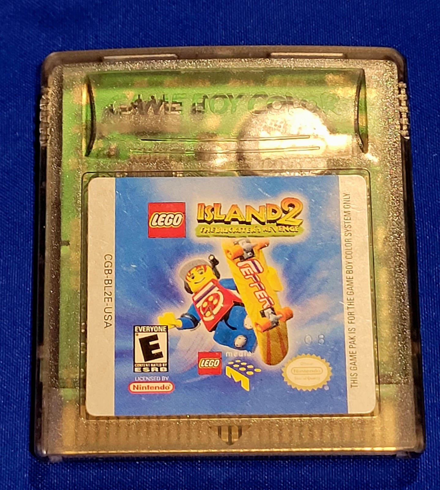 Nintendo Game Boy Color Handheld Game Console – Teal With 3 Games Tested Working