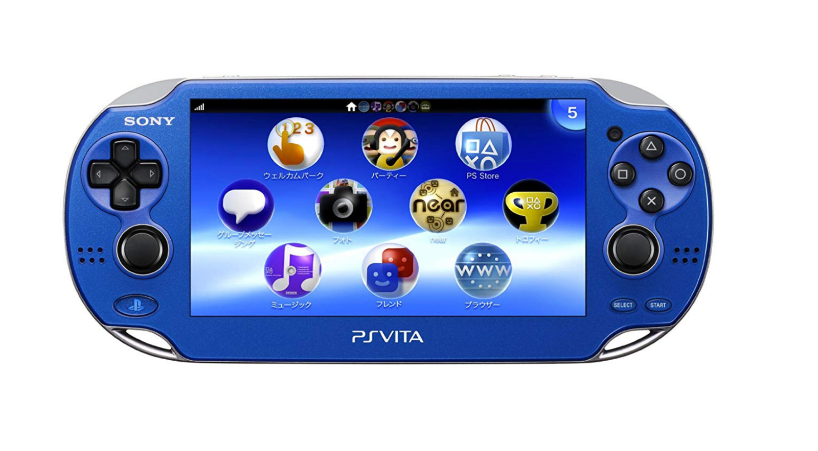 PS Vita Sapphire Blue PCH 1000 ZA04 Console only PSV Fat [H]