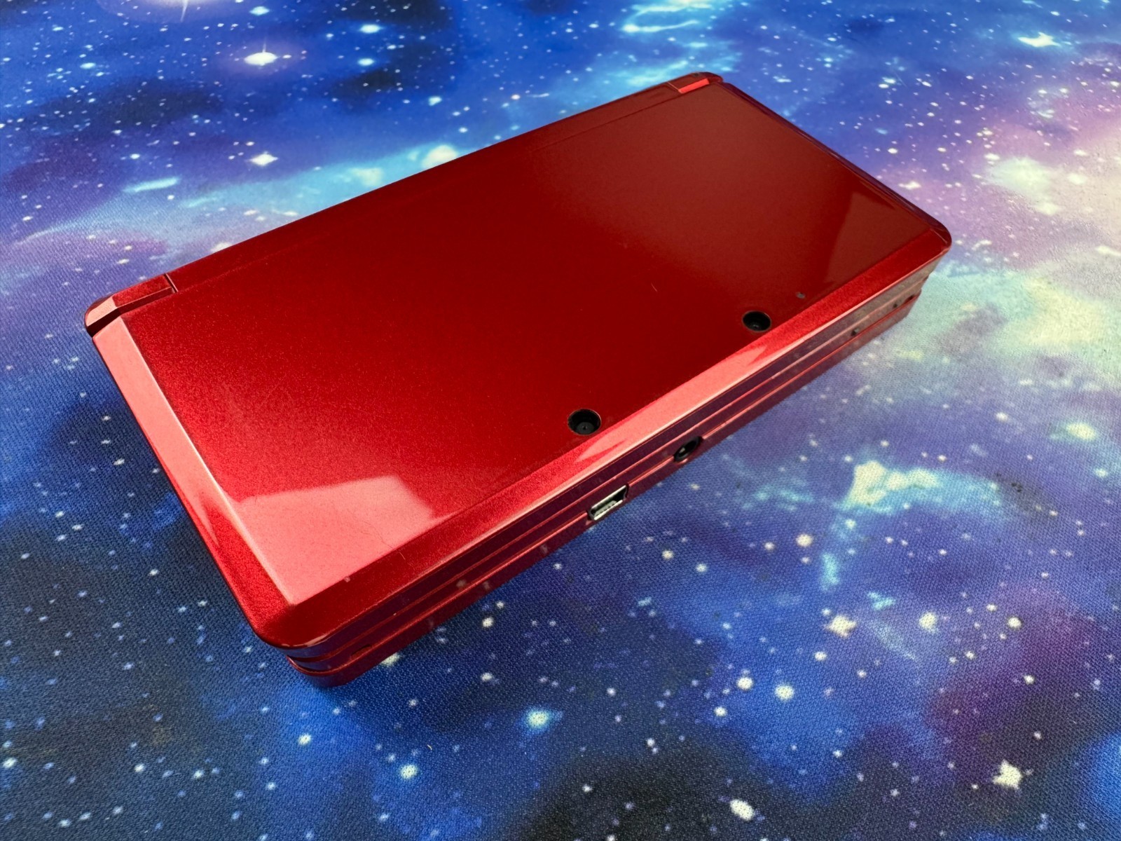 USB INBUILT CAPTURE CARD Metallic Red Original Nintendo 3DS Console REGFREE