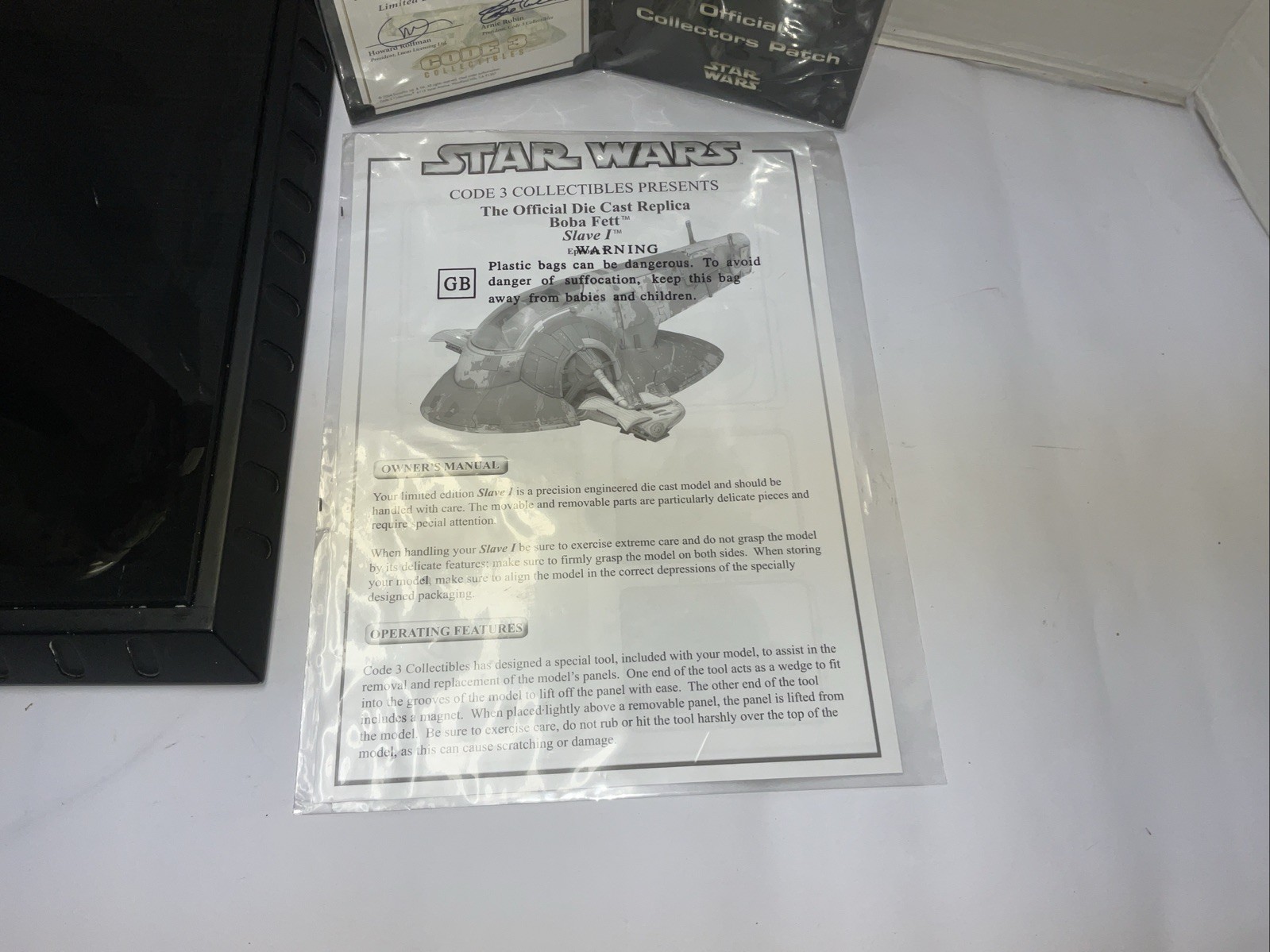 CODE 3 Star Wars Slave 1 Diecast Model (Limited Edition)No Box