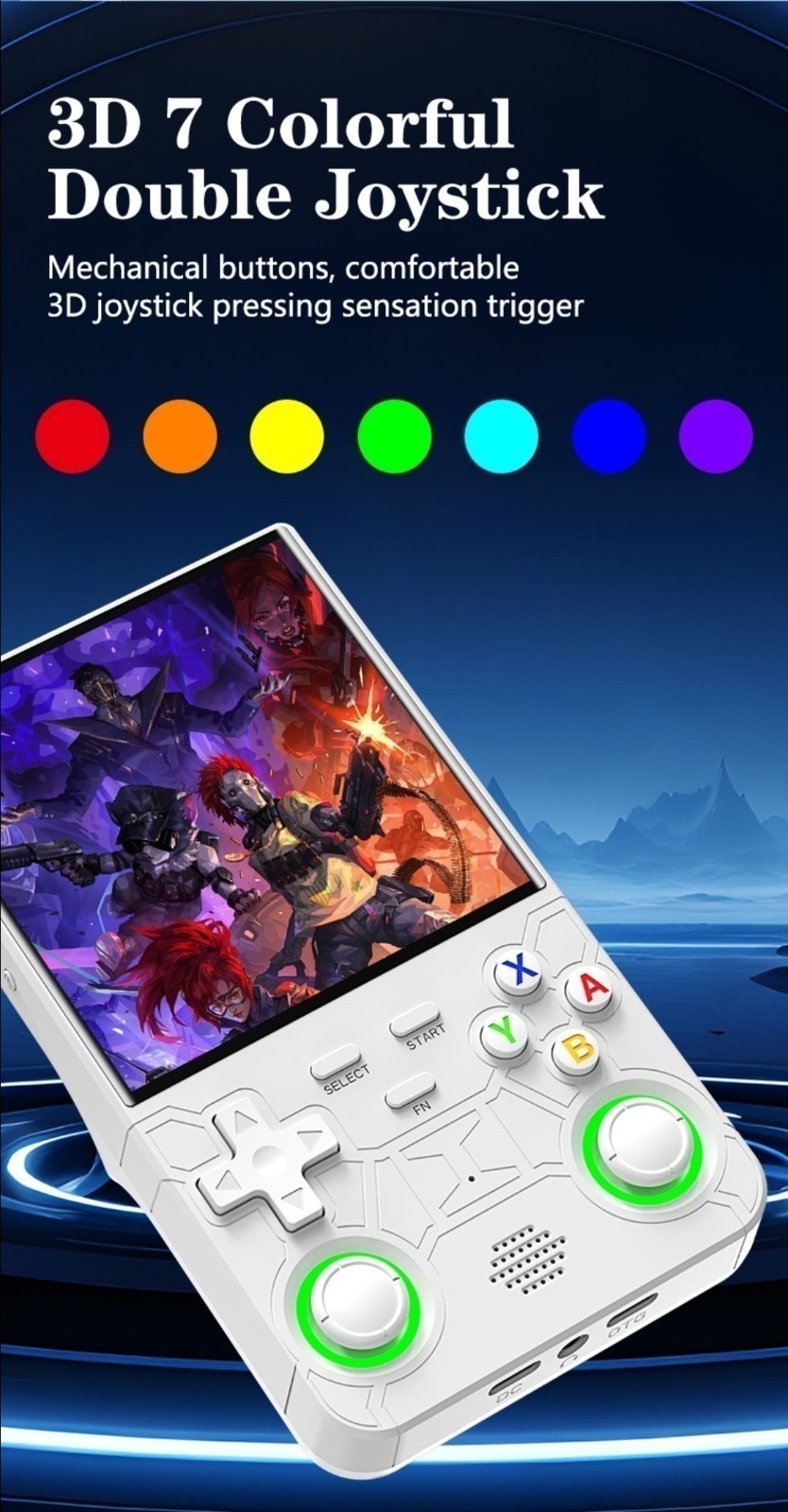 R36 Ultra Retro Handheld Game Console 4 Inch Open-Source Linux System 64GB-128GB