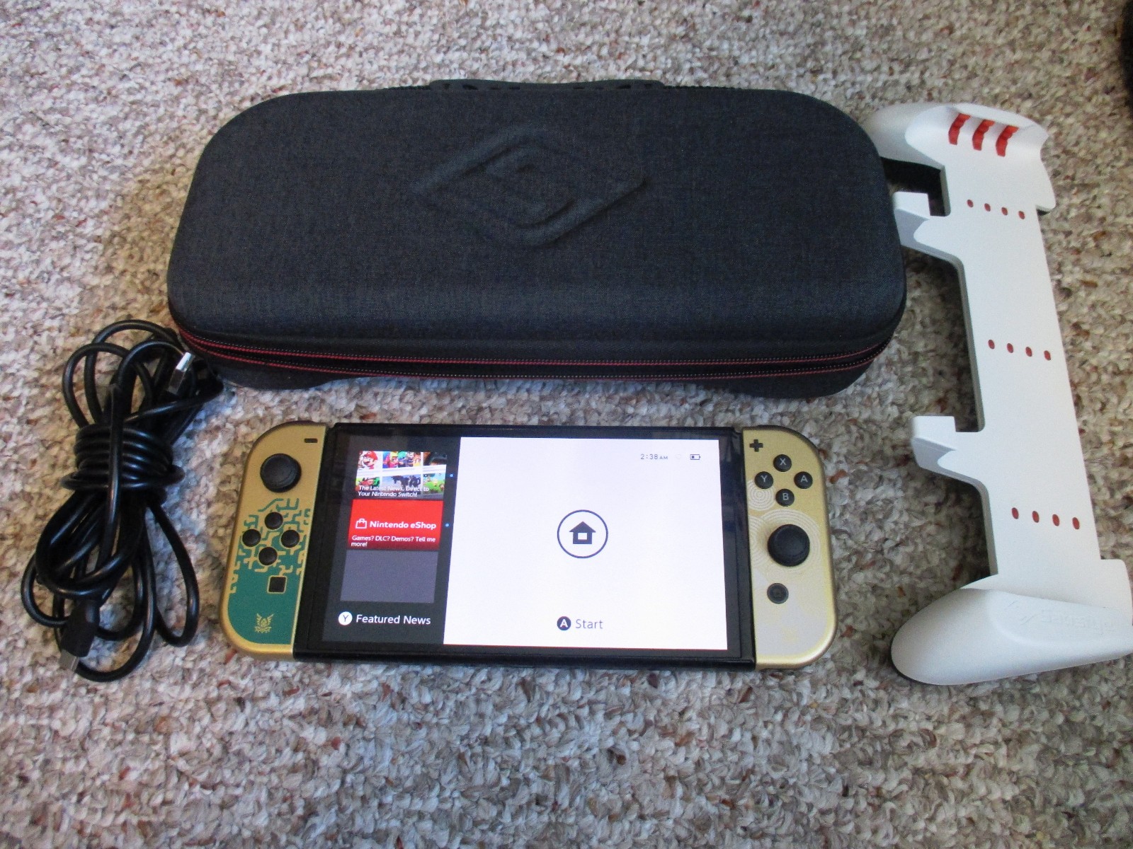 Nintendo Switch OLED System Legend of Zelda Tears of the Kingdom Edition w/Case