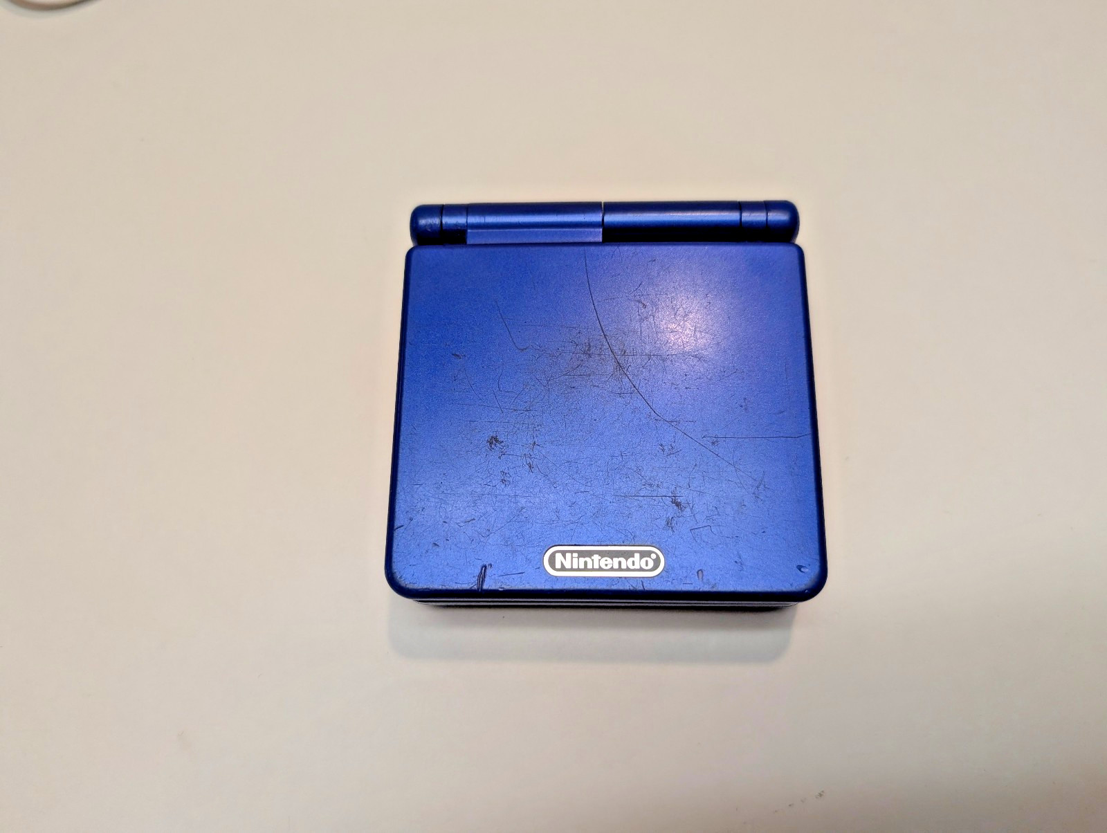 Nintendo Gameboy Advance SP Cobalt + Pokémon Sapphire + Official Charger WORKS