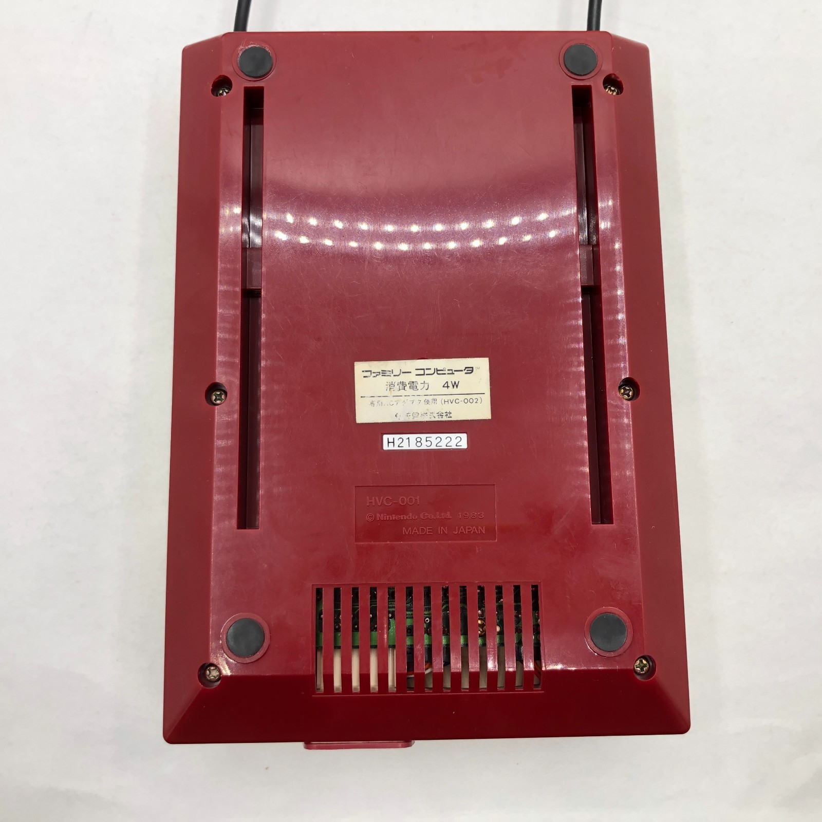 Nintendo Famicom Console Square Botton NES Japan HVC-001 Tested Rare