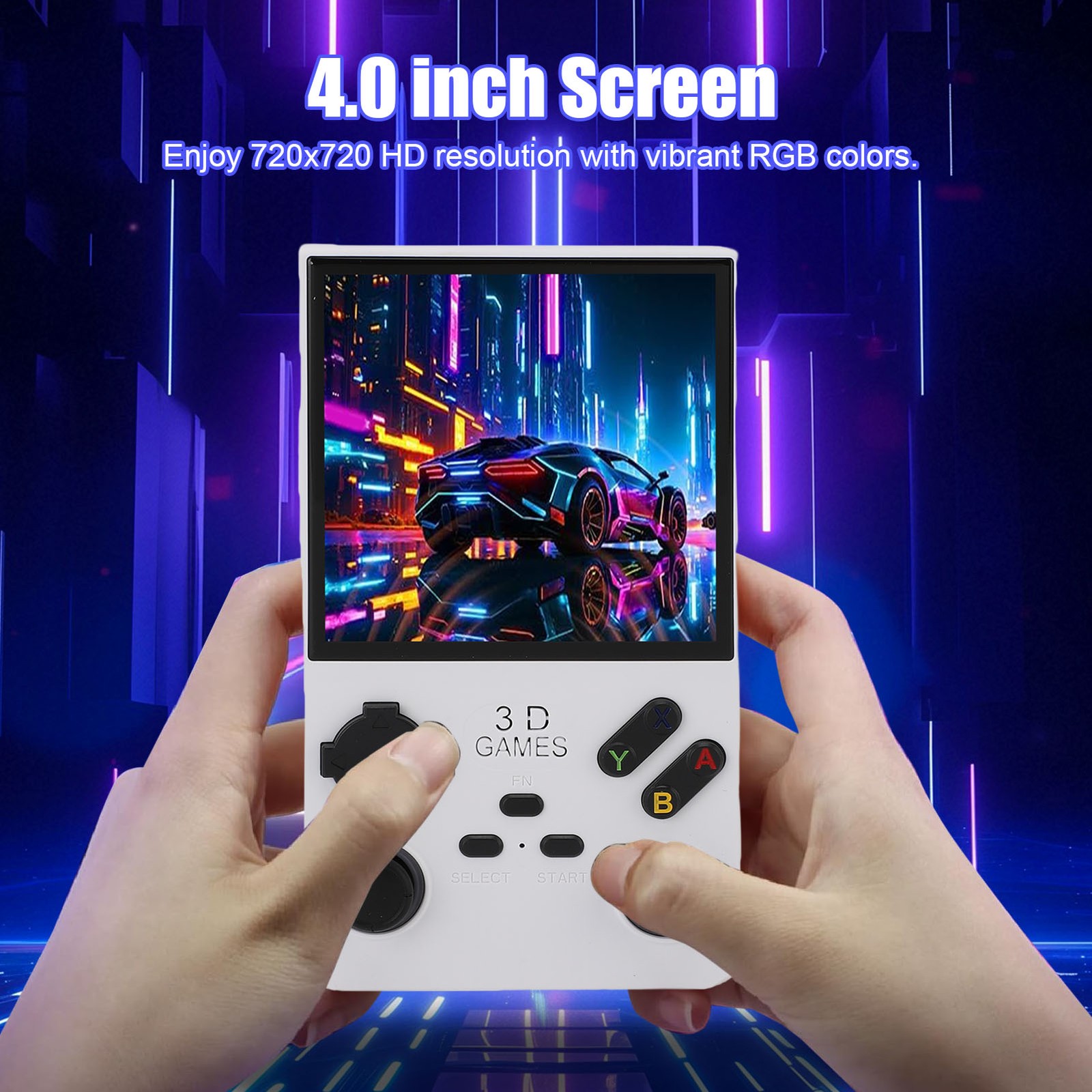4 Inch Handheld Game Console Portable Retro Gaming Console For Open S WDCZ