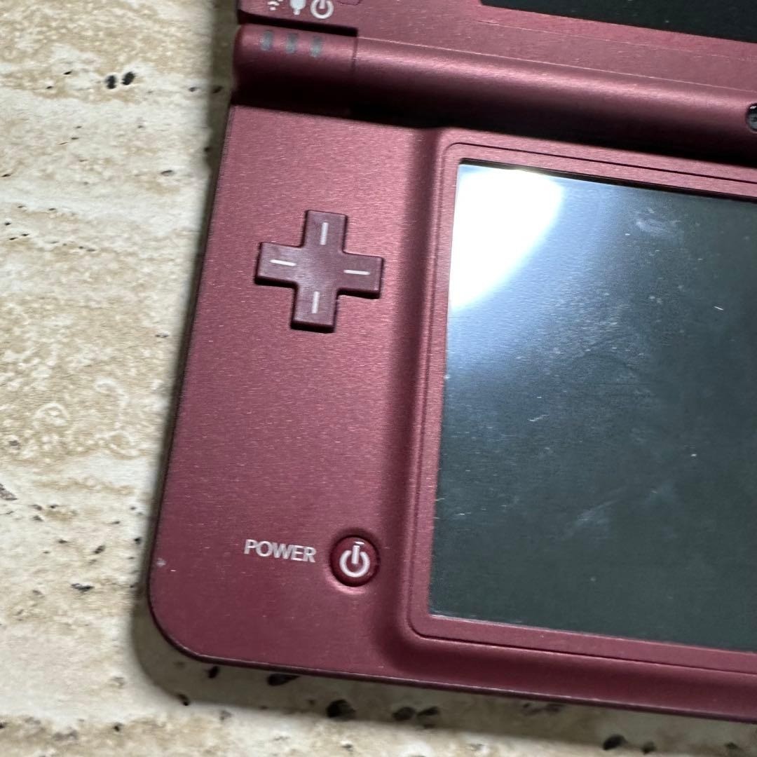 Nintendo DSi LL Wine Red Console Boxed Tested Working 6586