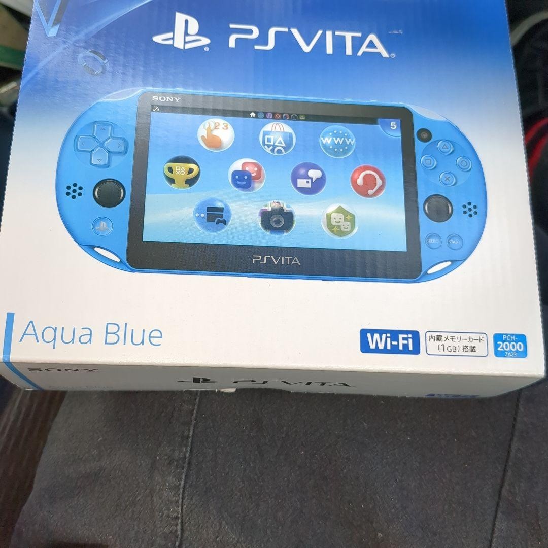 PSVita 2000 Console, Aqua Blue 5607 From Japan New