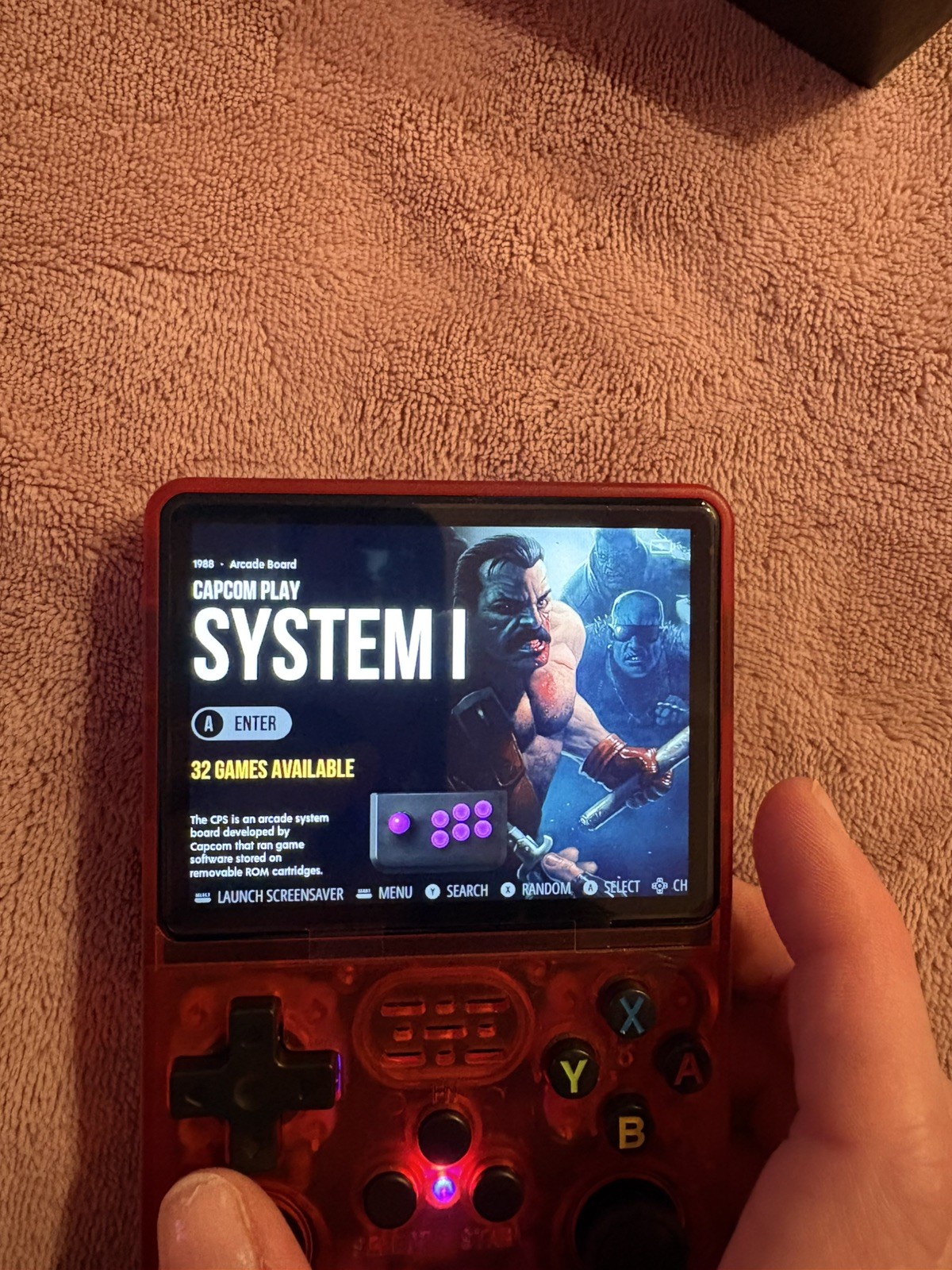 Game Console 20,179 games new maroon color in Original Box