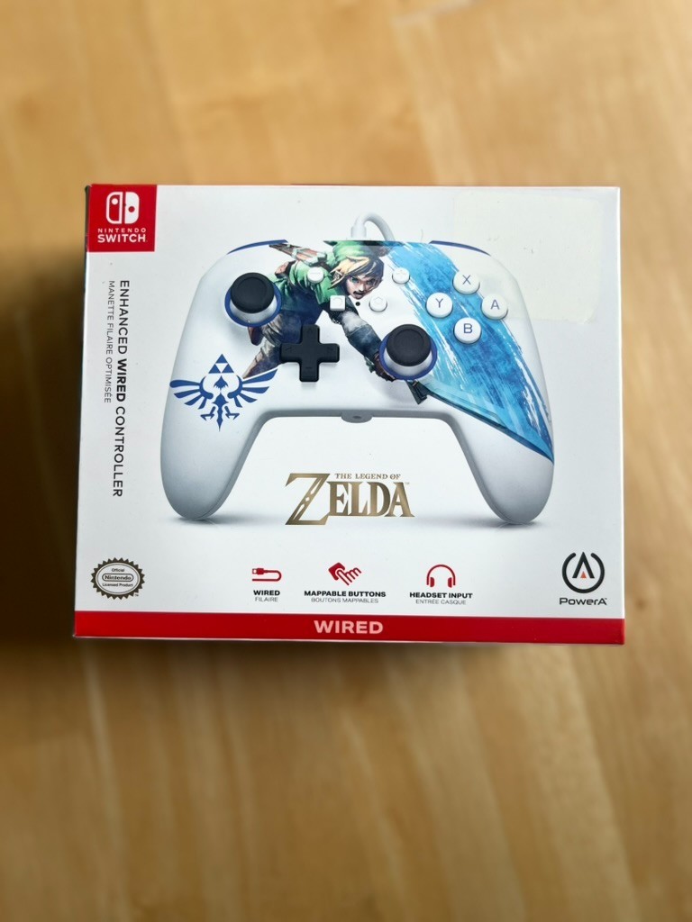 Nintendo Switch Console Bundle – Neon Red/Blue + White Joy‑Cons + Games + Case