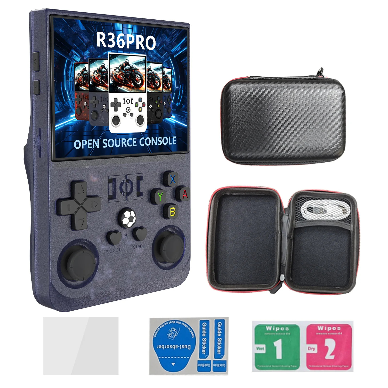 2025 R36S Pro Retro Game Console 128GB Handheld Gaming Device