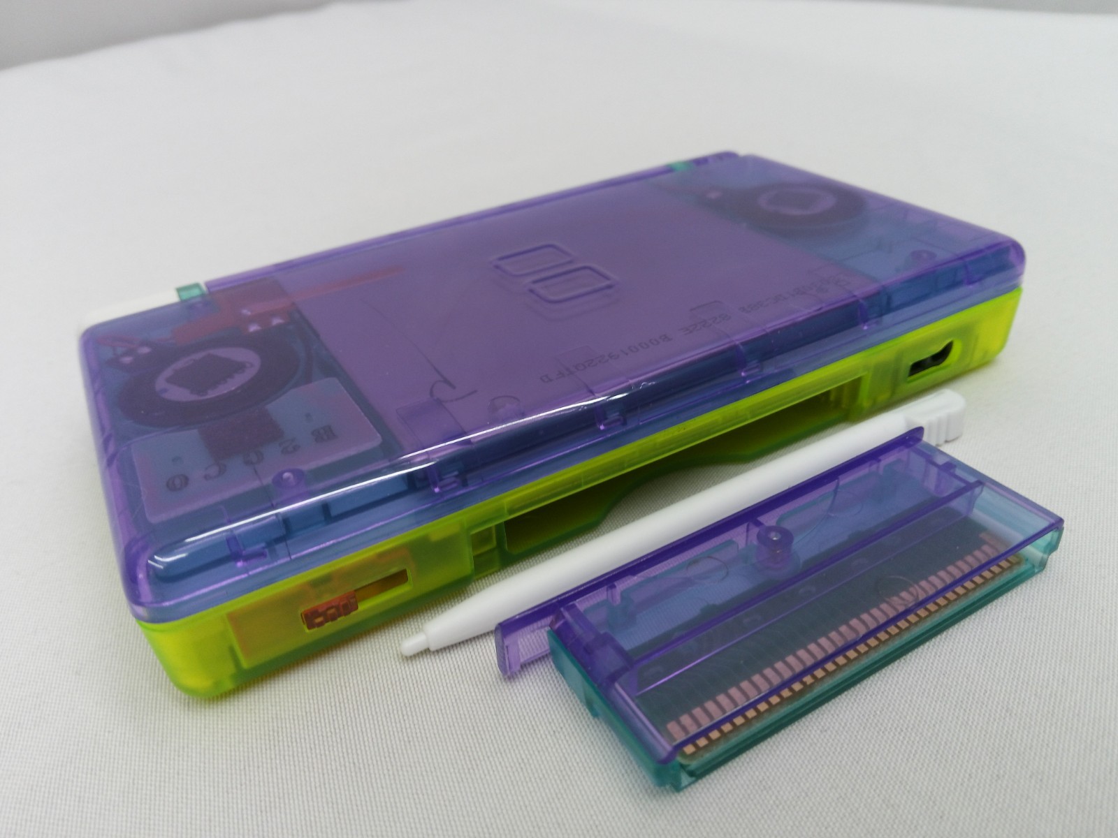 Nintendo DS Lite ReShell Purple Neon Yellow Blue Pink Gold USB Cable Gameboy GBA