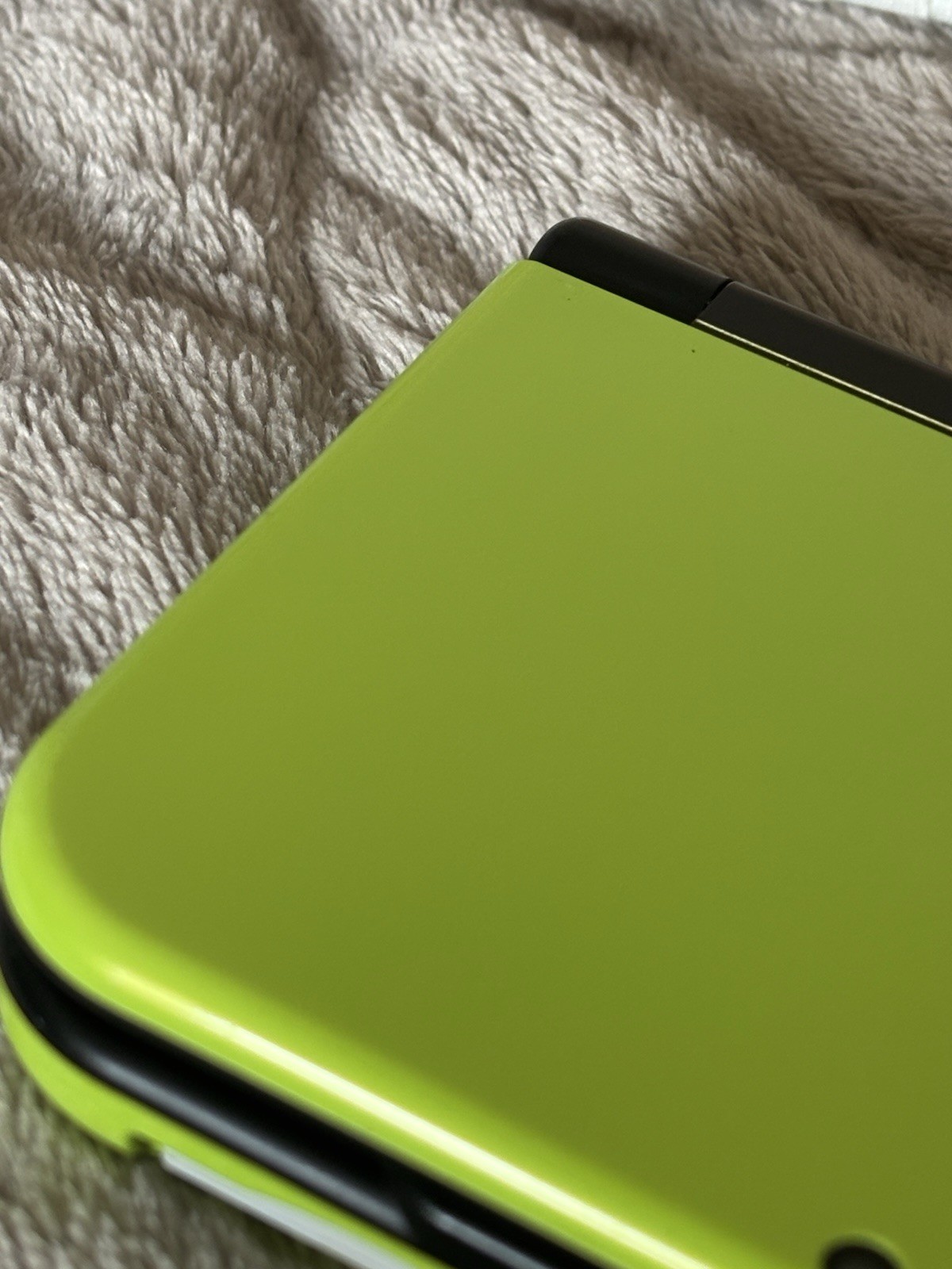 Nintendo New 3DS LL XL Lime Black Console Tested Working Charger Japanese