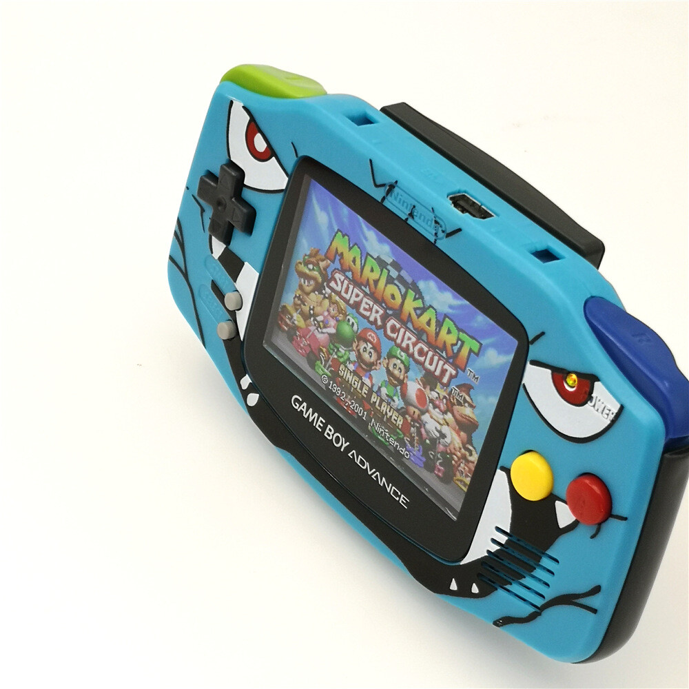 Game Boy Advance Console with iPS Backlight Backlit LCD Console – Bulbasur