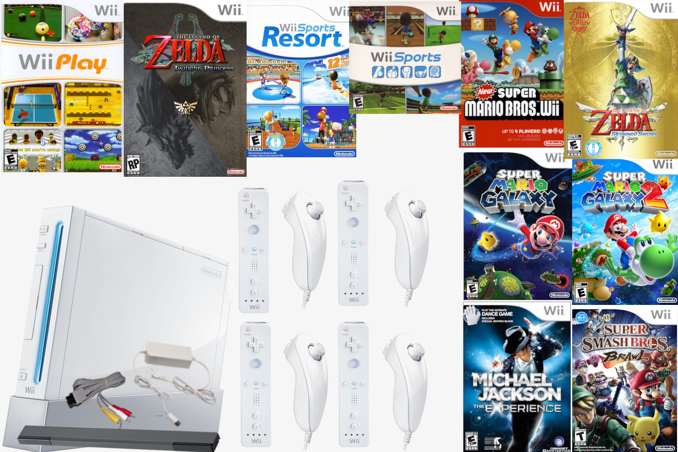 GUARANTEED – Nintendo Wii Console- Pick Game- Gamecube – AUTHENTIC Controllers