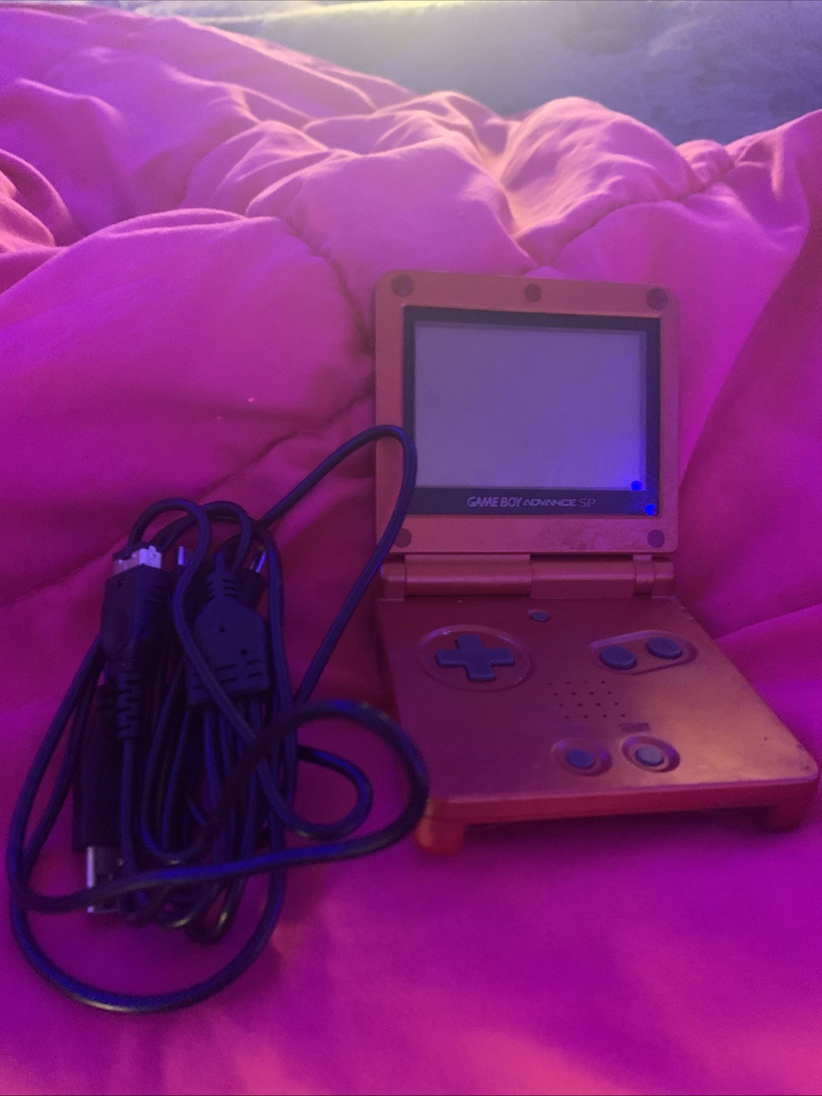 Nintendo Game Boy Advance SP Handheld System – Flame Red