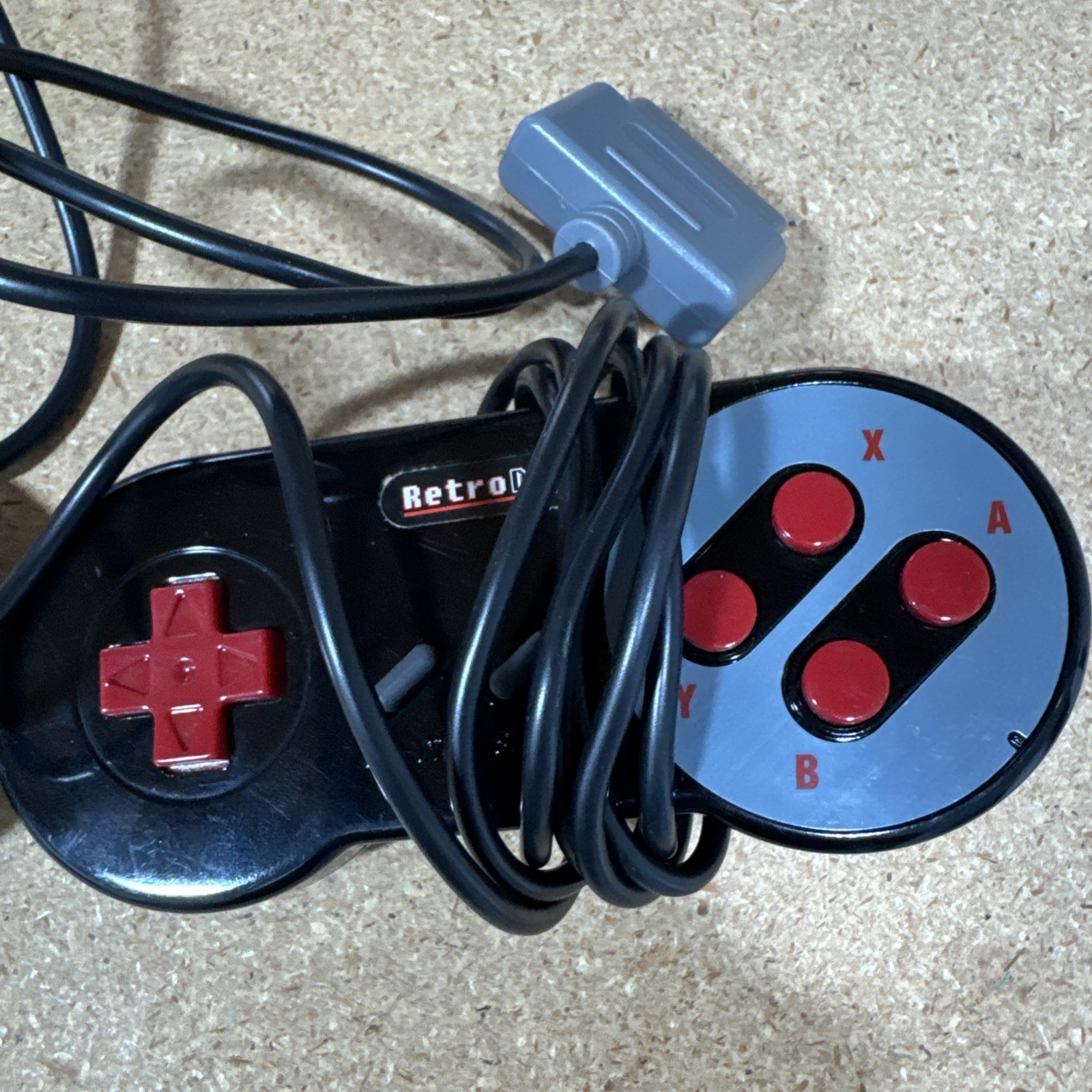 NES SNES Retro-Bit Retro Duo Twin Video Game System, Red/Black v3.0 NEW