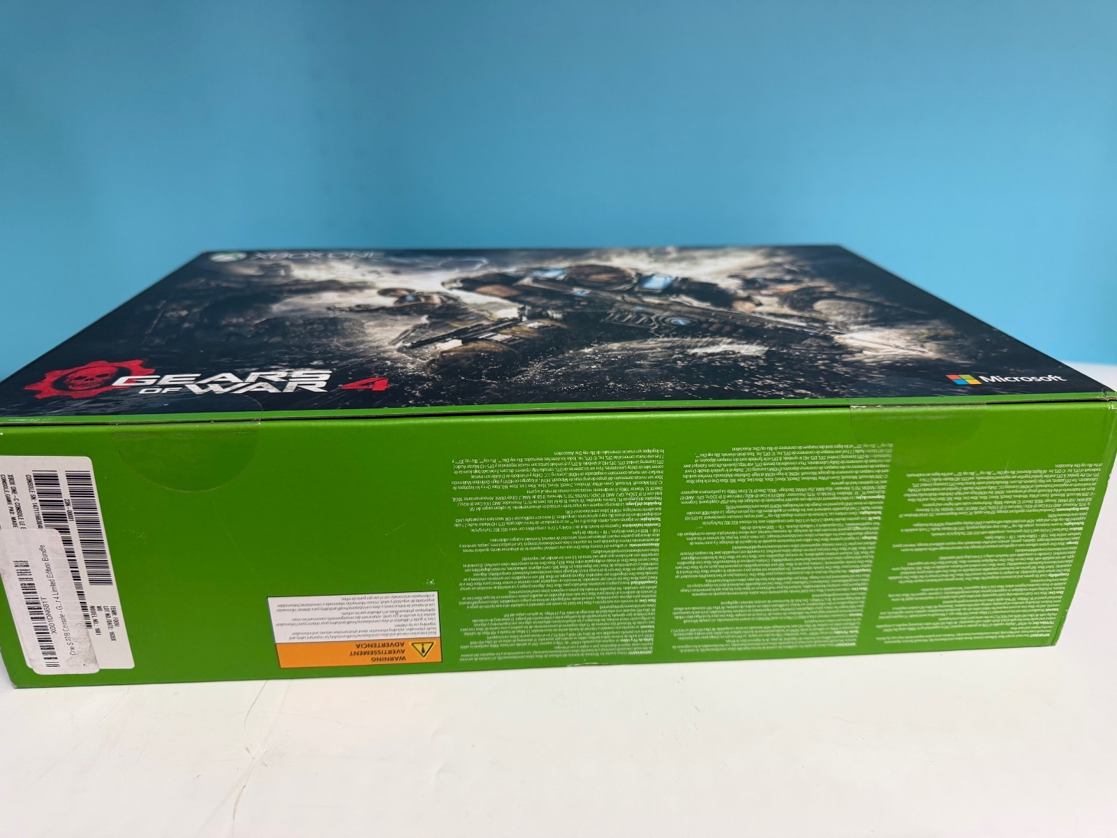 NEW Microsoft Xbox One S Gears of War 4 Limited Edition 2 TB Crimson Red Console