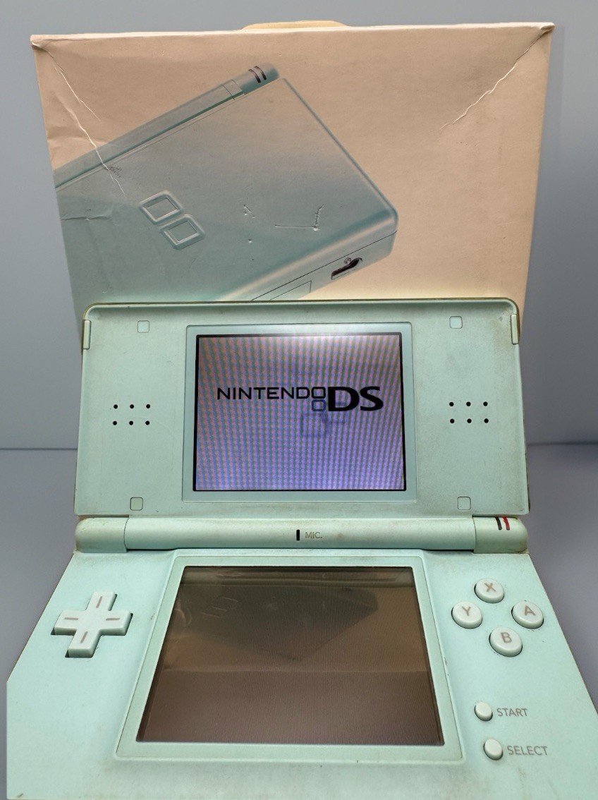 Nintendo DS Lite Ice Blue Console Boxed Japan Import Tested