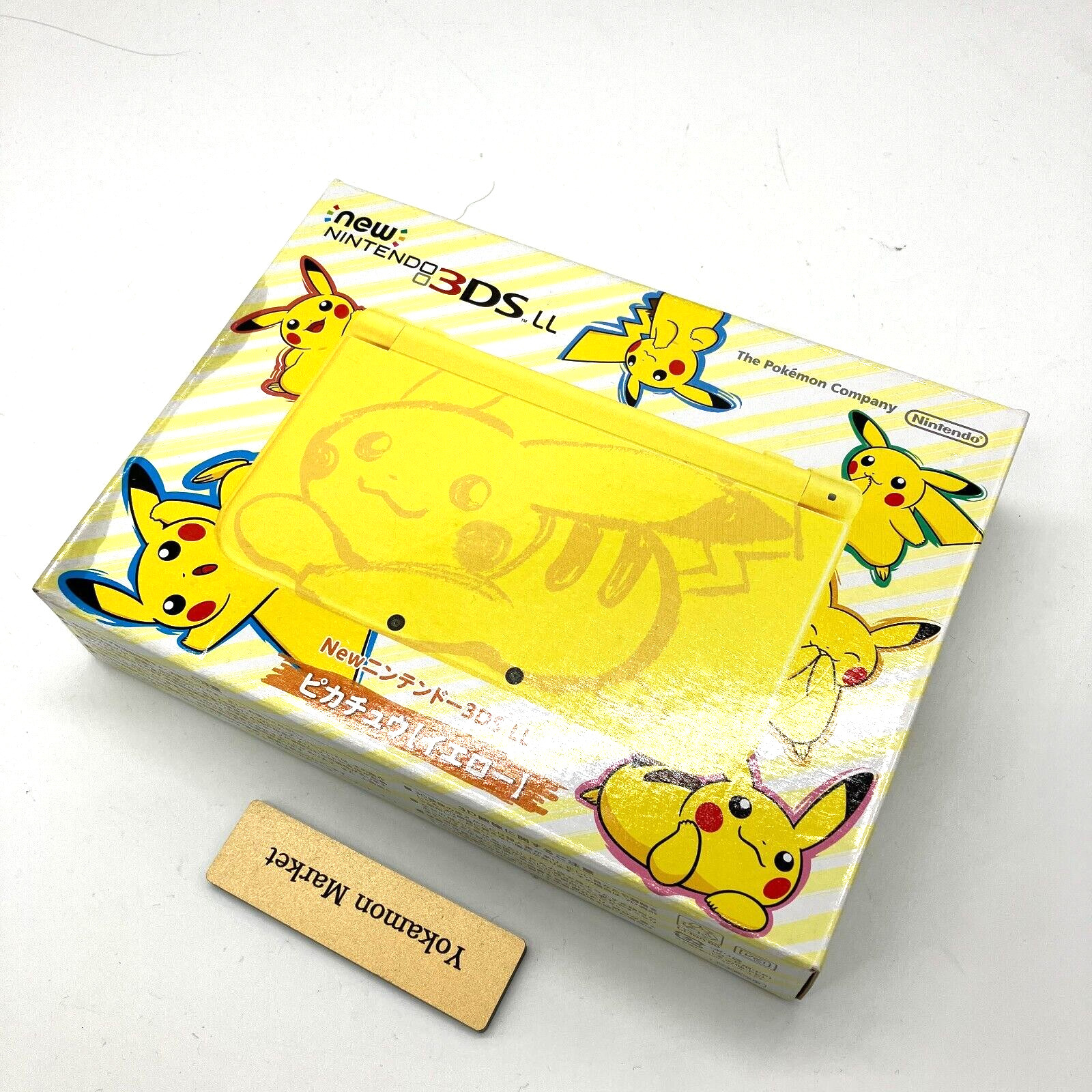Nintendo 3DS XL LL Pokemon Pikachu Yellow Body Limited Model Used
