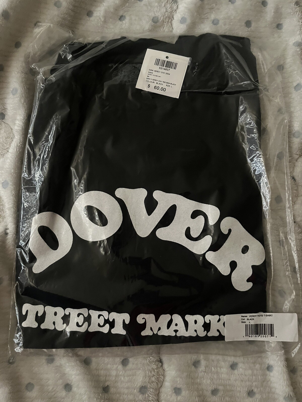 NEW Verdy Dover Street Market Year of the Dragon T-shirt Large Girls Don’t Cry
