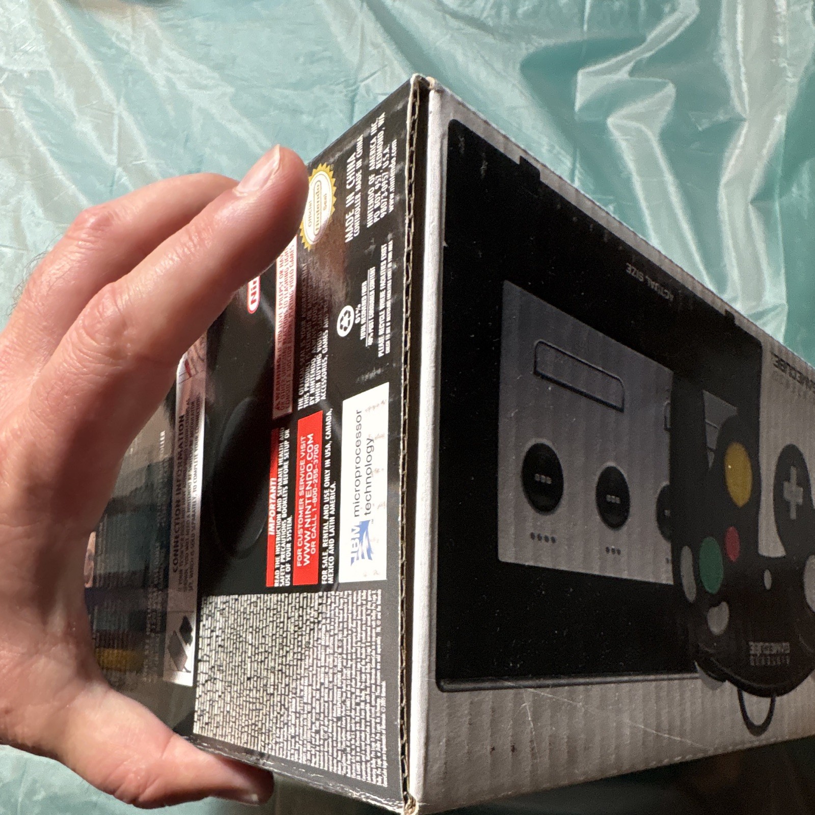 Authentic – Nintendo GameCube Black Console (USA) – CIB – Tested & Working
