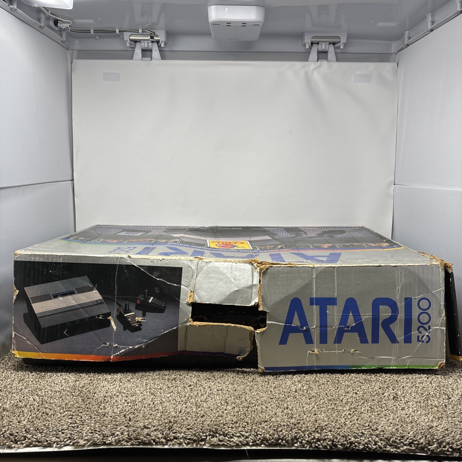 Atari 5200 Console Bundle Lot Tested With All Cables And Game in Box Console