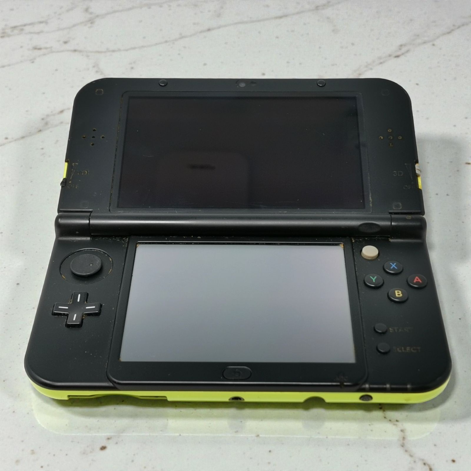 New Nintendo 3DS XL LL lime Black Console Stylus Working Tested Japanese Used