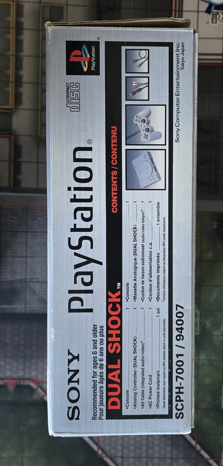 Playstation 1 PS1 PSX Console Complete Plus Protector And Extras