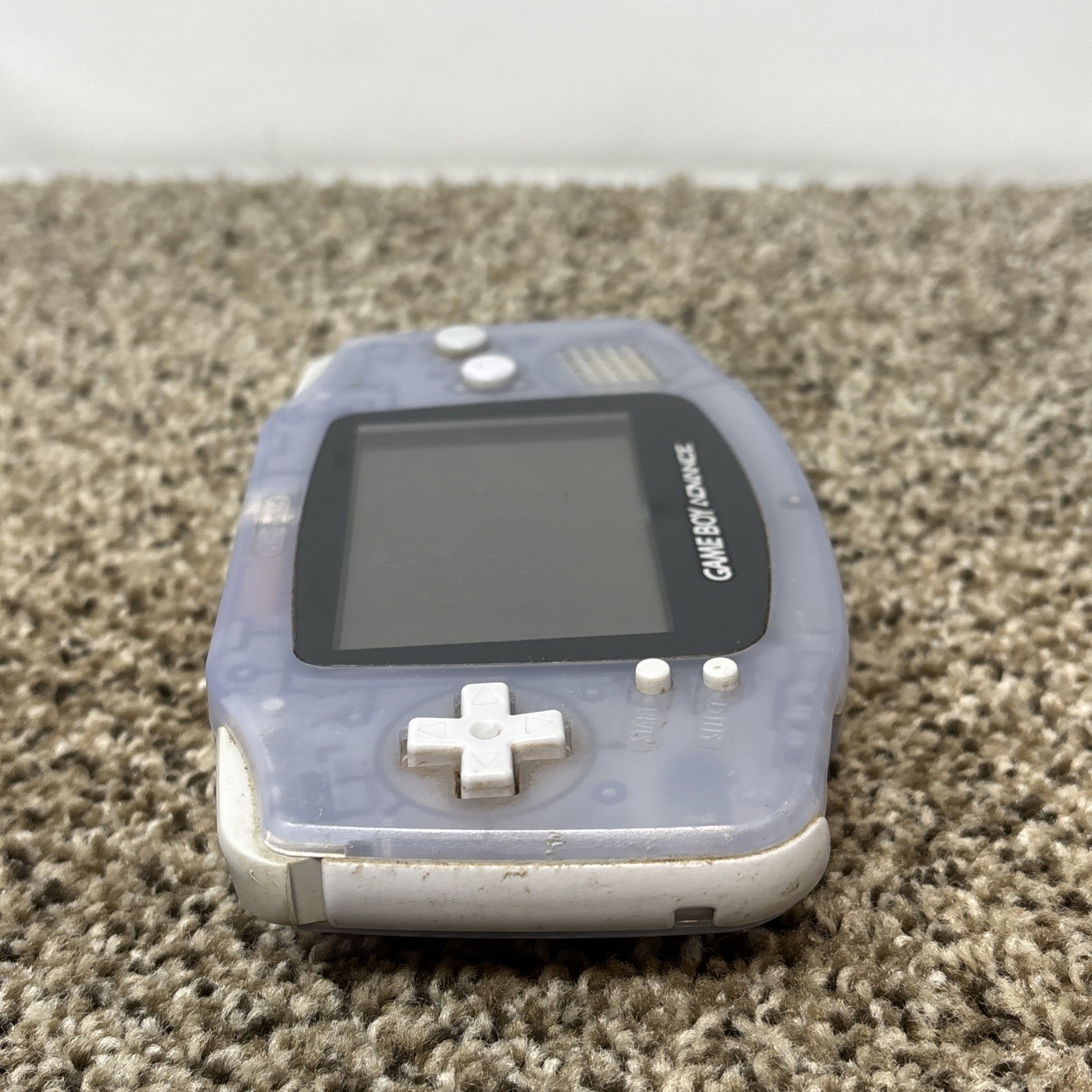 Nintendo Game Boy Advance Glacier Clear Console Tested