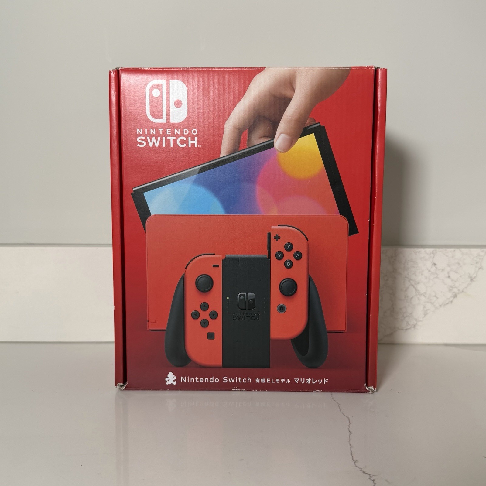 CANADA SELLERNintendo Switch OLED Mario Red Console Complete Tested Boxed Japan