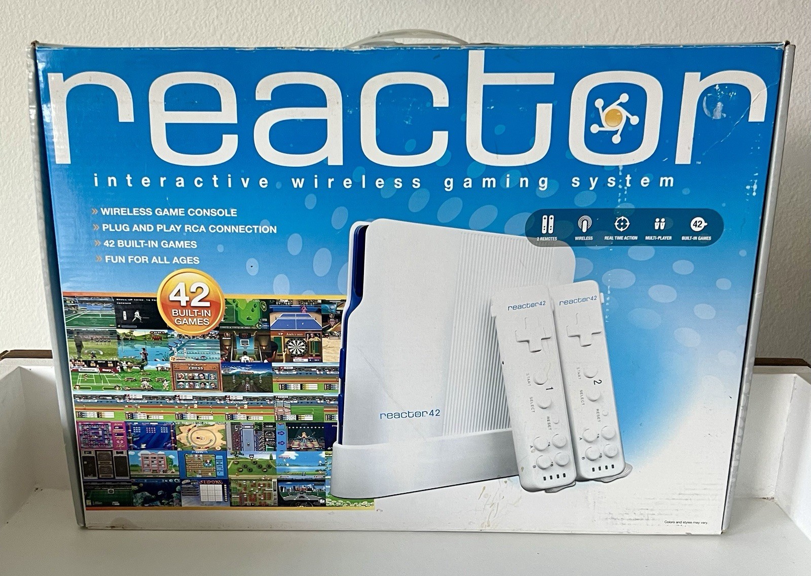 Wireless Gaming System Reactor Interactive 42 Built in Games