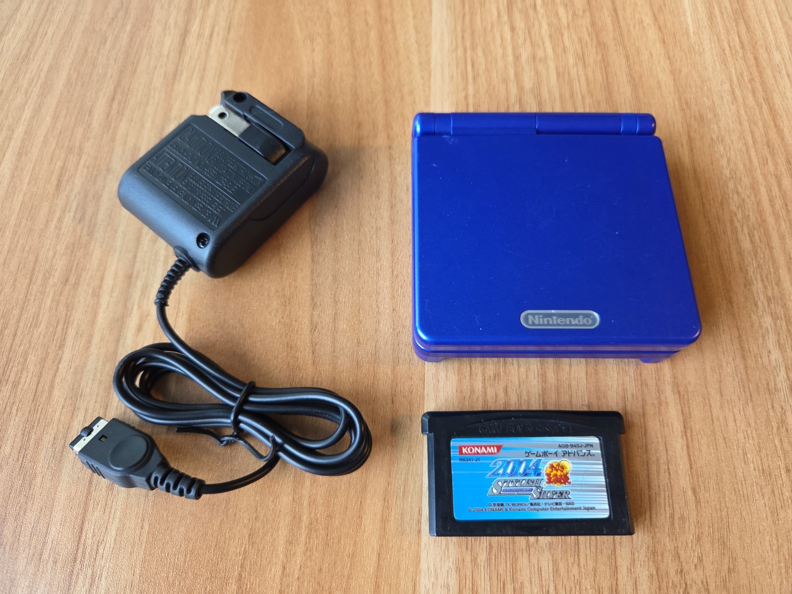 Nintendo Gameboy Advance SP Handheld System Console Cobalt Blue (AGS-001) Tested