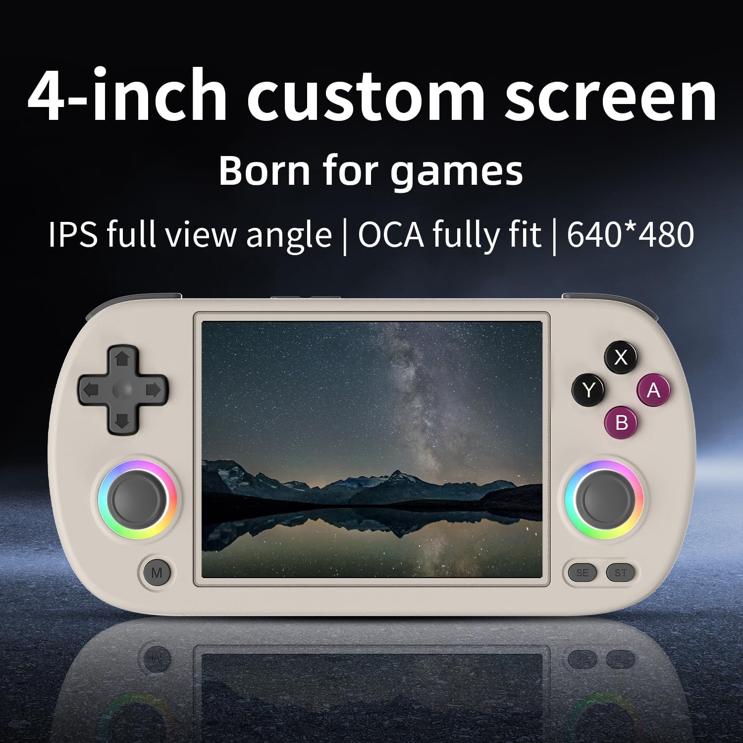 Anbernic RG40XX H – 4 Inch IPS Handheld Console with WiFi & Bluetooth