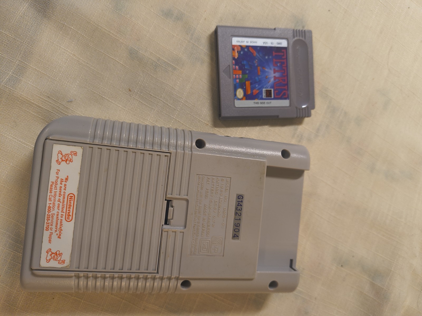 Original Nintendo Game Boy DMG-01 Console 1989 Tested Working Tetris included