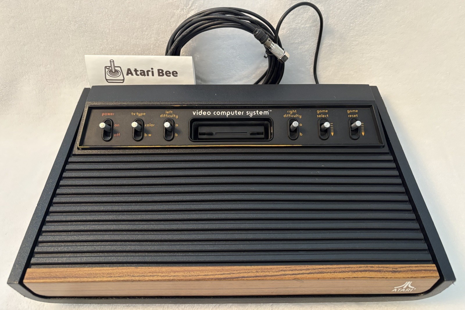 TESTED Atari 2600 Beautiful Heavy Sixer Console Low Serial Sunnyvale USA – Video