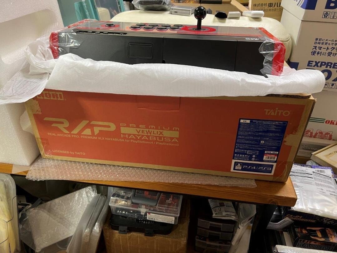 HORI Real Arcade Pro 4 Premium VLX HAYABUSA PS4-050 Fight Stick PS4 PS3 NEW
