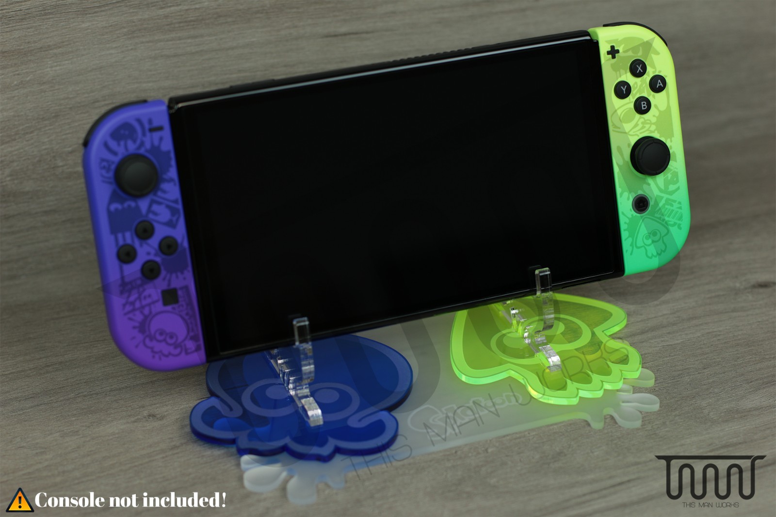 Acrylic Display Stand for Nintendo Switch OLED Splatoon 3 Edition Handheld