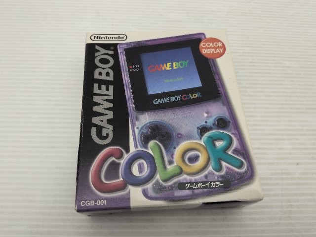 Game Boy Color Console (CGB-001 / Clear Purple) 9000025604994