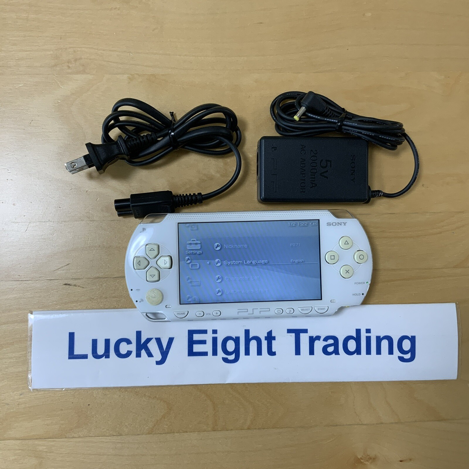PSP 1000 Ceramic White Console Charger [CC]
