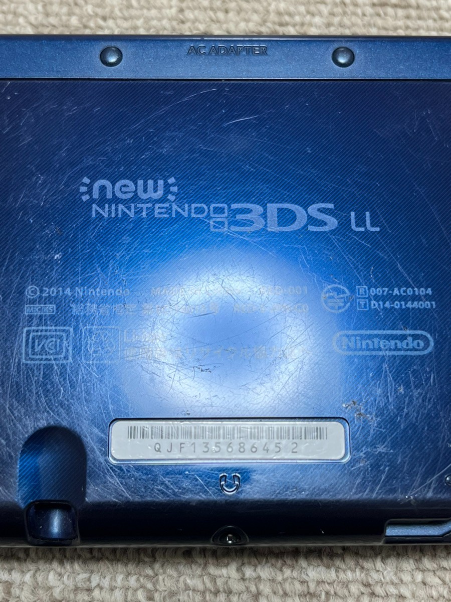 New 3DS LL XL Metalic blue Japan Nintendo Console region Japanese B951