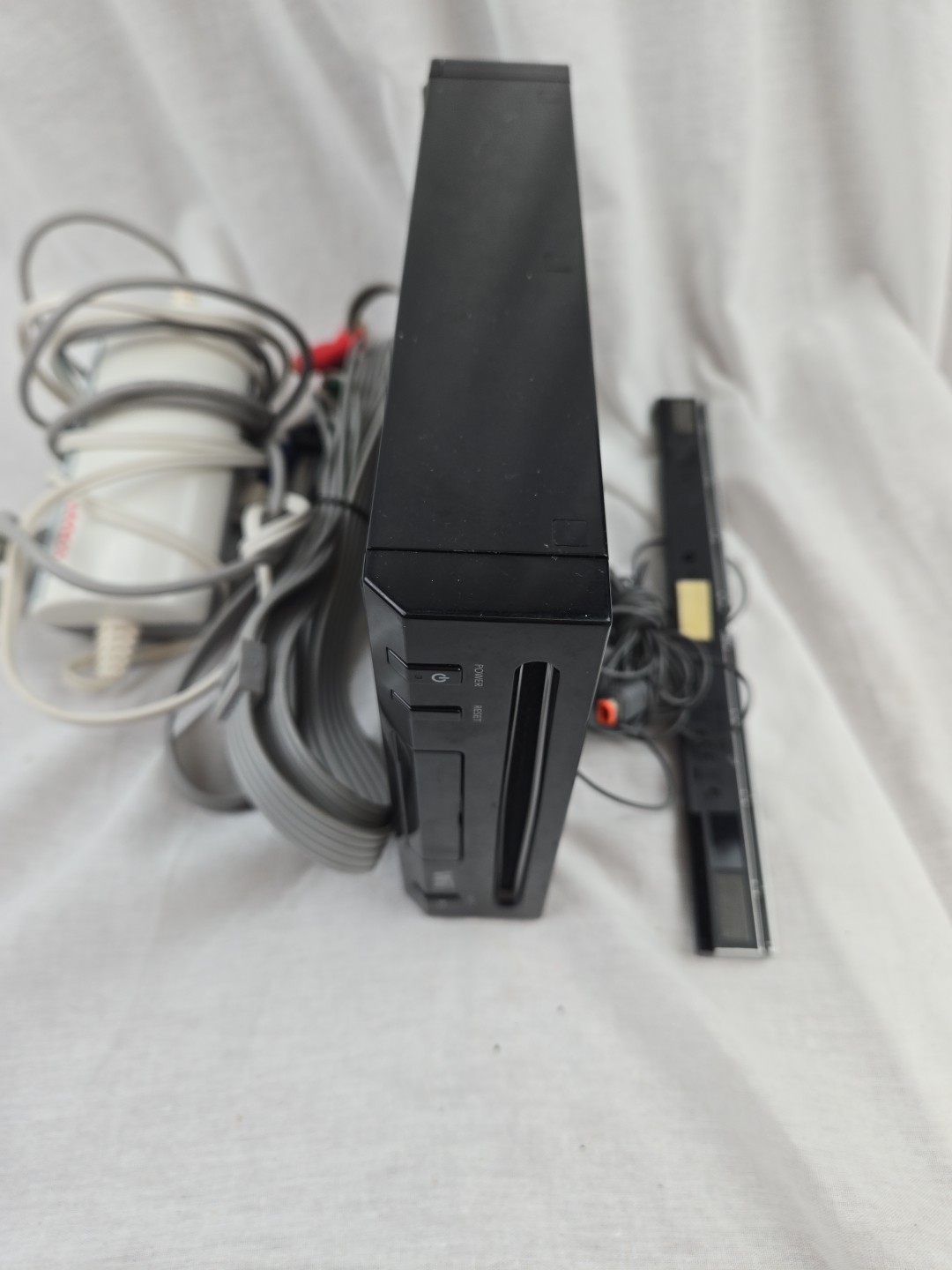Nintendo Wii Black Console RVL-101 Bundle Tested And Works.