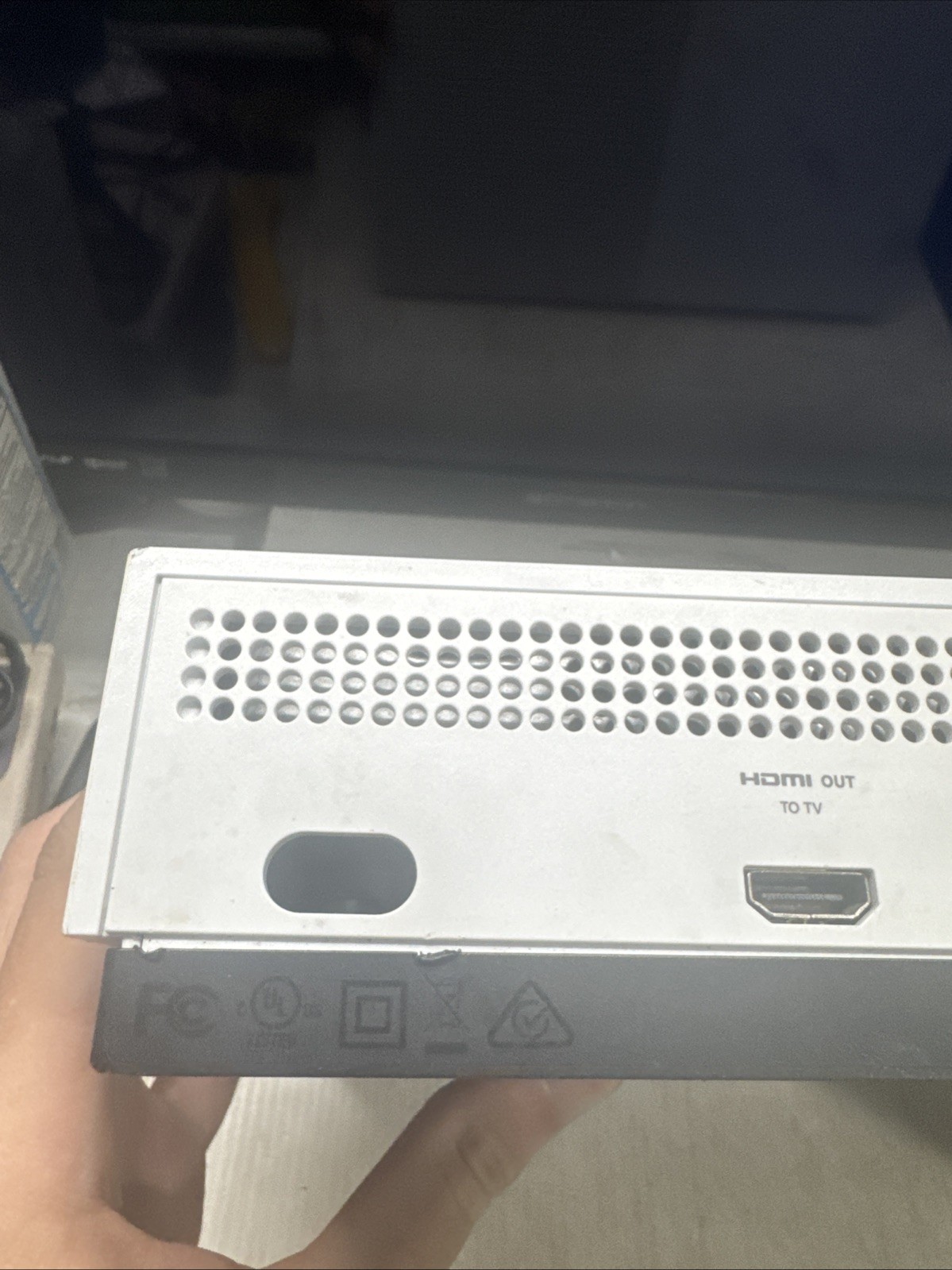 Microsoft Xbox One S All Digital Edition Console White- For Parts Or Repair Only