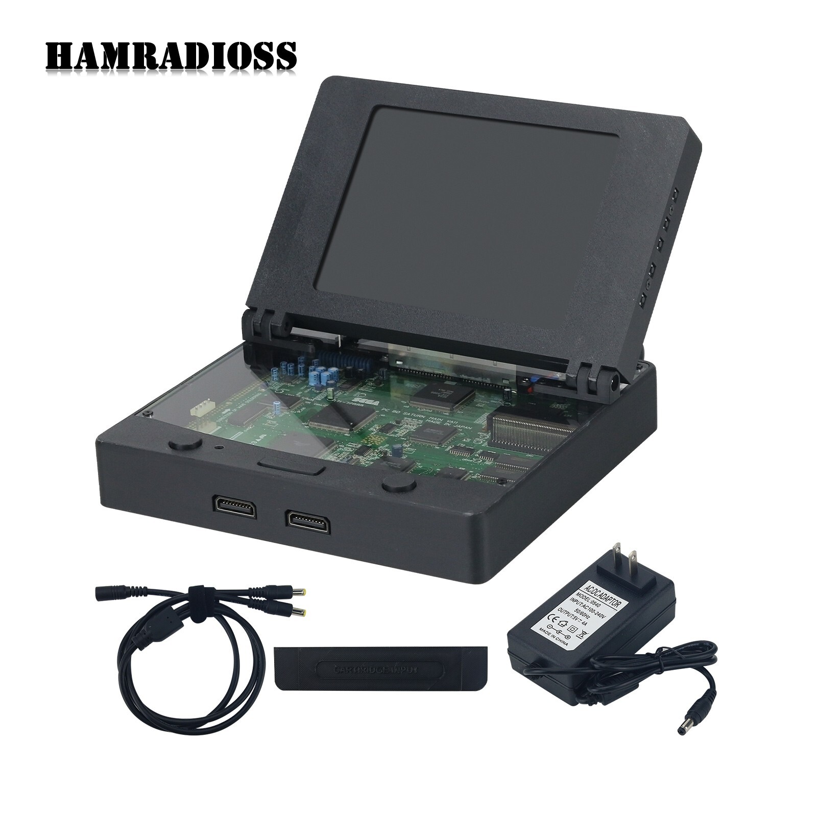 Saturn Slim Combo Game Console w/ 8″ 4:3 LCD Screen & Hifi Stereo Speakers