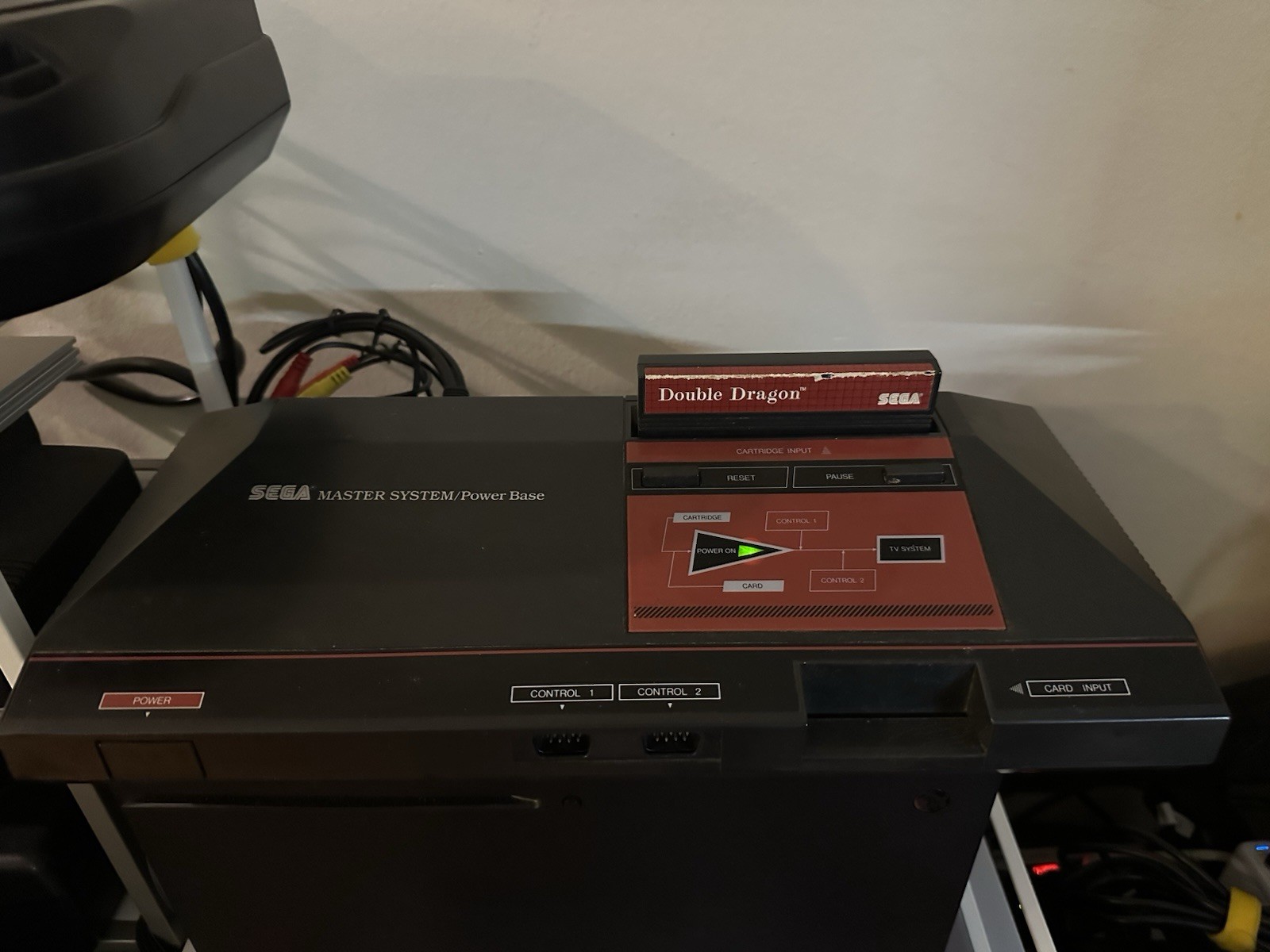 Sega Master System 1 Console, Cables, Built-In Missile Defense 3D C – Working!