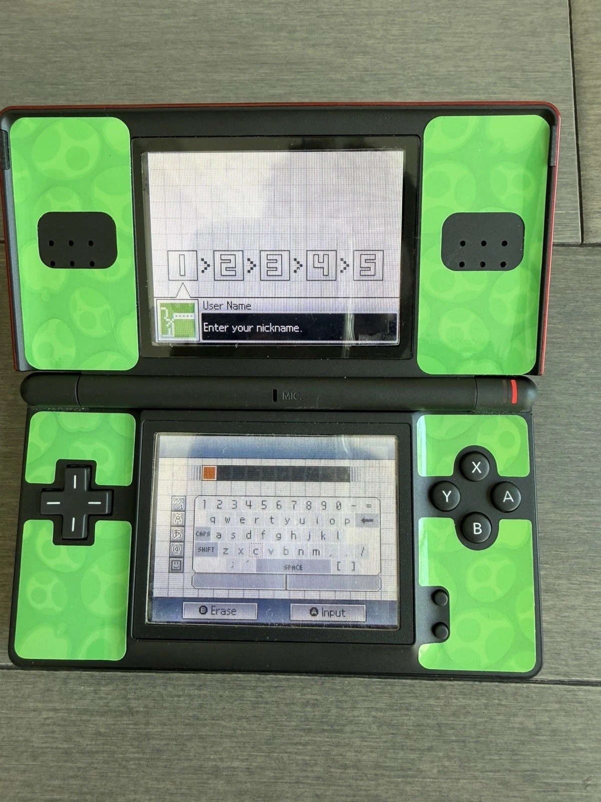 Nintendo DS Yoshi Collector Tin Bundle OEM Chargers headphones Tester Working