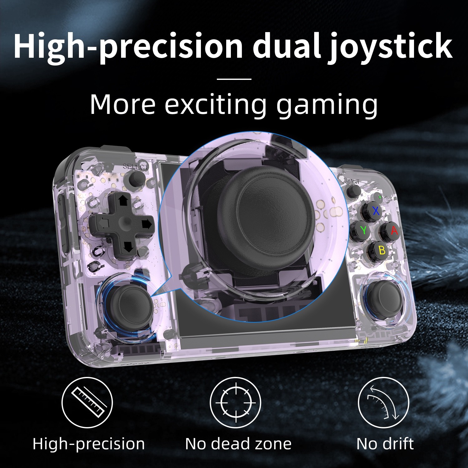 New Anbernic RG35XX H Retro Handheld Game Console 64GB Linux System